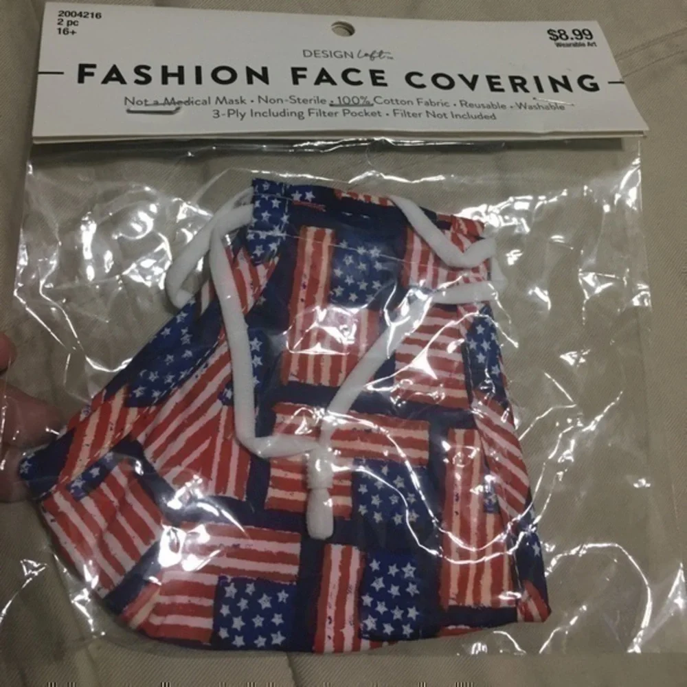Fashion face mask American Flag